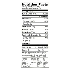 RITZ Bits Cheese Sandwich Crackers, 1 Oz Pouch, Box Of 48 Pouches