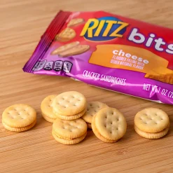 Ritz Bitz Cheese Sandwich Crackers, 1 Oz, Total Qty 20