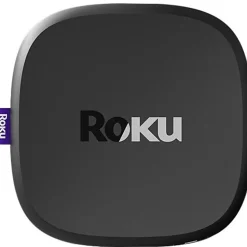 Roku Ultra 4K/HDR/Dolby Vision Streaming Device And Voice Remote Pro With Rechargeable Battery, Black