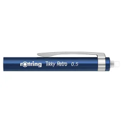 rOtring Tikky Retro 0.5mm Mechanical Pencil, Blue Barrel, with Leads