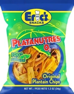Rovira Foods Eric’s Plantain Chips, Original, 1.2 Oz