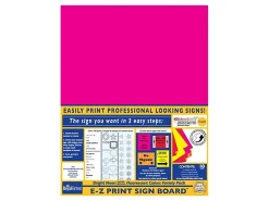 Royal Brites Dual Color EZ-Print Poster Board, 8-1/2" x 14", Assorted Neon Colors, Pack Of 10