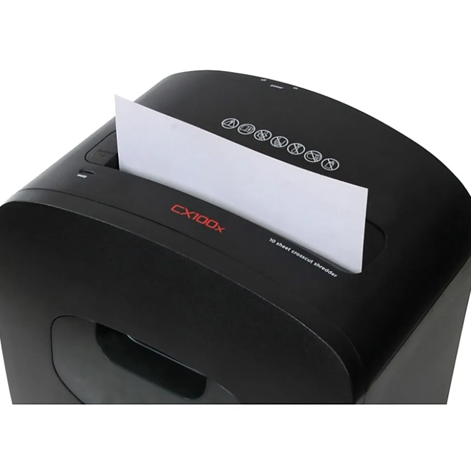 Royal® 10 Sheet Cross-Cut Shredder, 100X