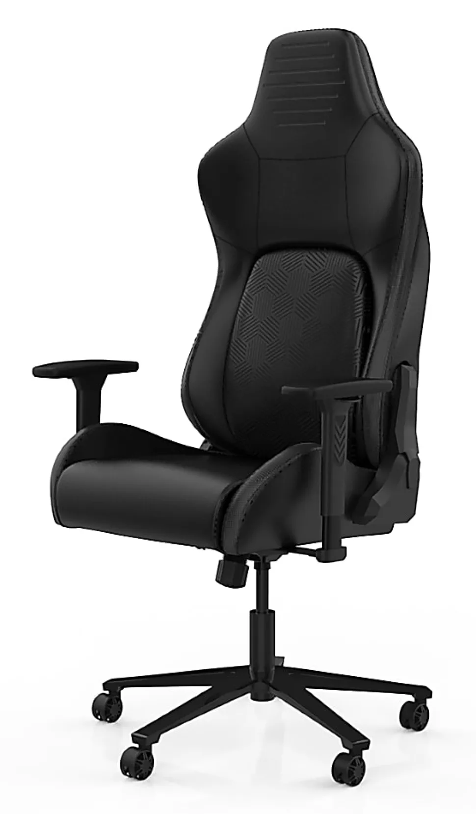 RS Gaming™ Vertex Ergonomic Faux Leather High-Back Gaming Office Chair, Black, BIFMA Compliant