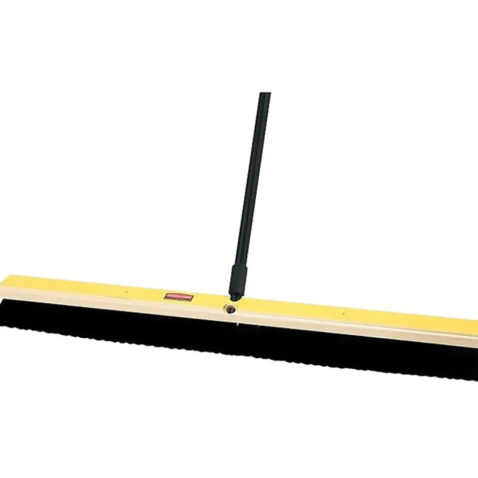 Rubbermaid Brooms & Sweepers - Tampico Bristle - 36" Overall Length - Black - 2 / Pack