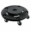 Rubbermaid® Brute® Twist-On/Off Round Dolly, Black