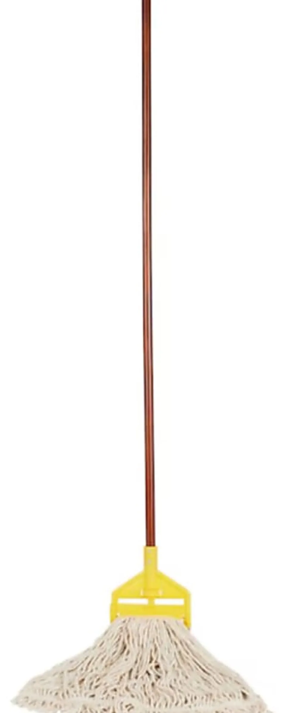 Rubbermaid® Commercial #24 Cotton Looped-End String Mop with Handle, White