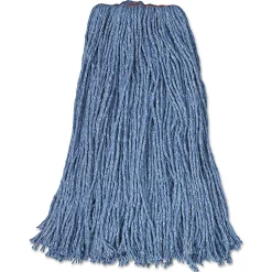 Rubbermaid® Commercial Cotton/Synthetic Cut-End Mop Heads, 24 Oz, 1" Band, Carton Of 12 Mop Heads