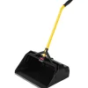 Rubbermaid Commercial Heavy Duty Stand Up Debris Pan - 30" Handle - Plastic - Yellow - 1 Each