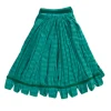 Rubbermaid Commercial 24 Oz. Microfiber Tube Wet Mop, 1" Headband, Green, FGT81306GR00