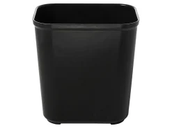 Rubbermaid Commercial Products Fire Resistant Wastebasket 28 QT Black, for Hospitals/Schools/Hotels/Offices (FG254300BLA)