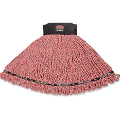 Rubbermaid Commercial Red Maximizer Microfiber Mop - 11.2" Width x 19.5" Length - MicroFiber - 6 / Carton