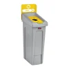 Rubbermaid Commercial Slim Jim Recycling Station 1-Stream Bottles/Cans, 23 Gal - 23 gal Capacity -  - 2185052