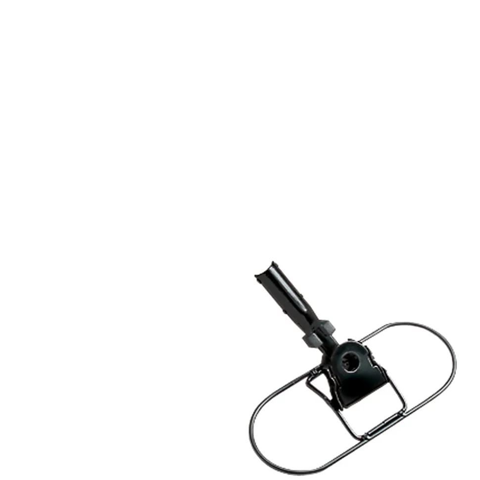 Rubbermaid® Commercial Snap-On Wire Dust Mop Frames, 5" x 24", Black, Pack Of 12