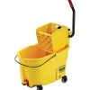 Rubbermaid® EZMT™ Bucket With Sideward Pressure Wringer Combo, 44 Quarts