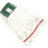 Rubbermaid Premium Web Foot Shrinkless Wet Mop, Medium 5" Headband, White