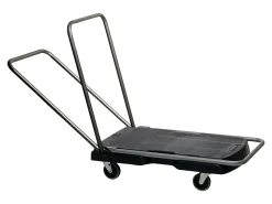 Rubbermaid® Utility-Duty Home/Office Cart, 250 lb Capacity, 20.5 x 32.5, Platform, Black