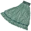 Rubbermaid® Web Foot Wet Mop, 5" Band, Microfiber, Green