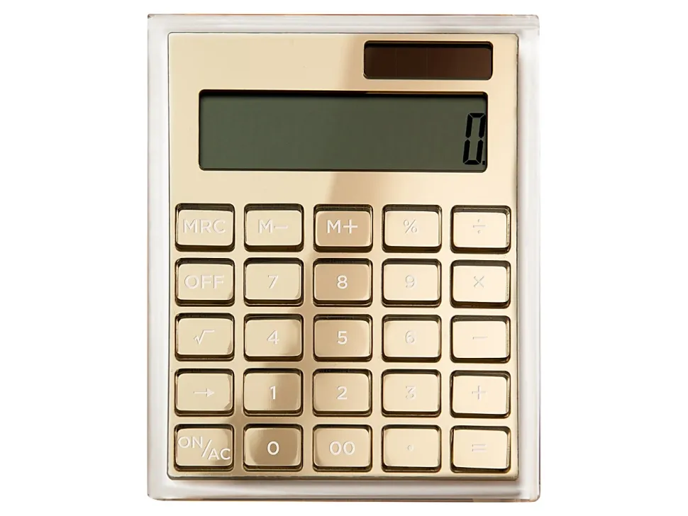 Russell and Hazel Solar-Powered 51179 Desktop LCD Calculator