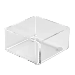 Russell & Hazel Acrylic Bloc For Desk Organization, 3” x 3” x 1-1/2”, Clear
