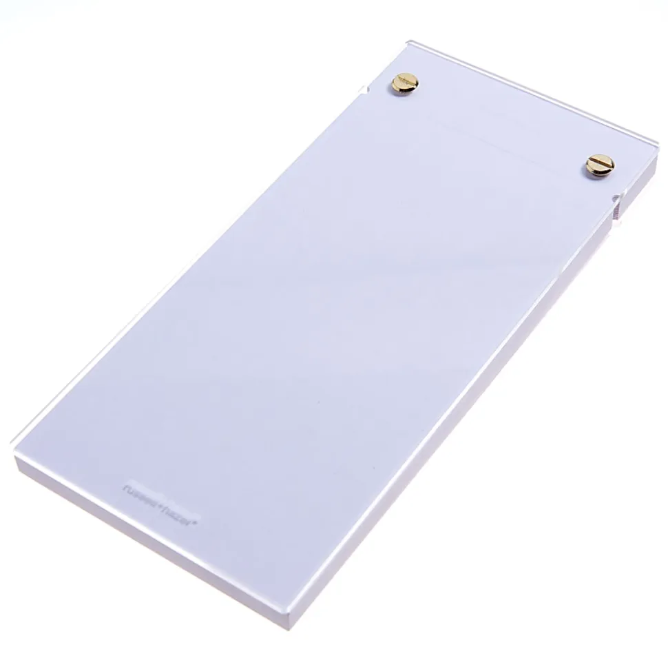 Russell & Hazel Acrylic Drafter Notepad, 4” x 8-1/2”, Blush