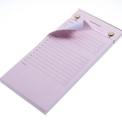 Russell & Hazel Acrylic Drafter Notepad, 4” x 8-1/2”, Blush