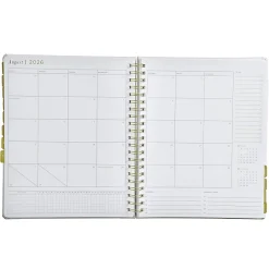 2026 Russell & Hazel Weekly Planner, 9" x 11", Black, January To December 2026, 105849