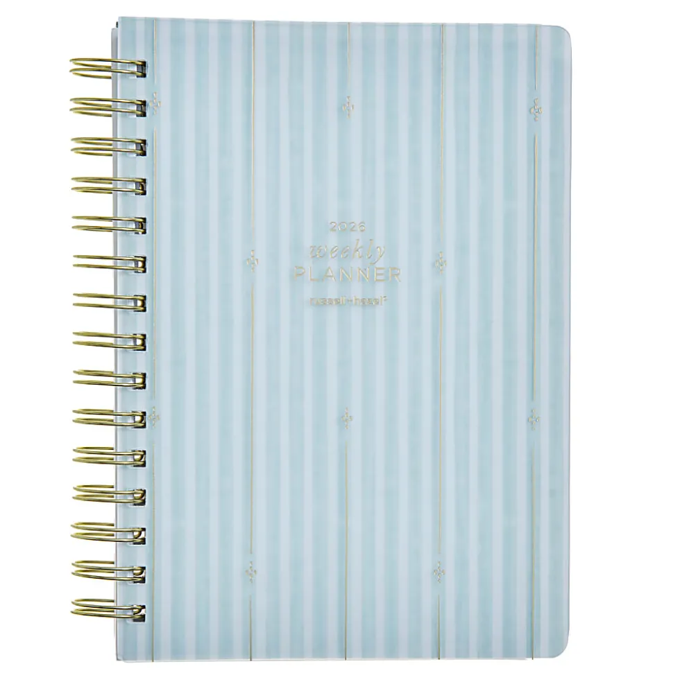 2026 Russell & Hazel Weekly Planner, 6" x 8", Striped, January To December, 105869