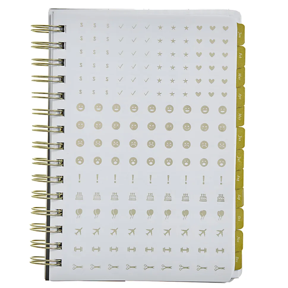 2026 Russell & Hazel Weekly Planner, 6" x 8", Blush Bookcloth, January To December, 105863
