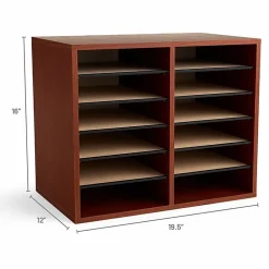 Safco® Adjustable Literature Organizer, 9