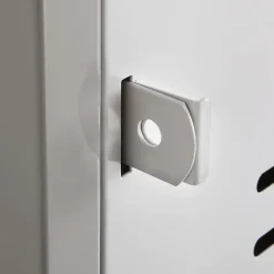 Safco® 6-Box Single-Column 2-Tone Locker With Legs, 78"H x 18"W x 12"D, Gray