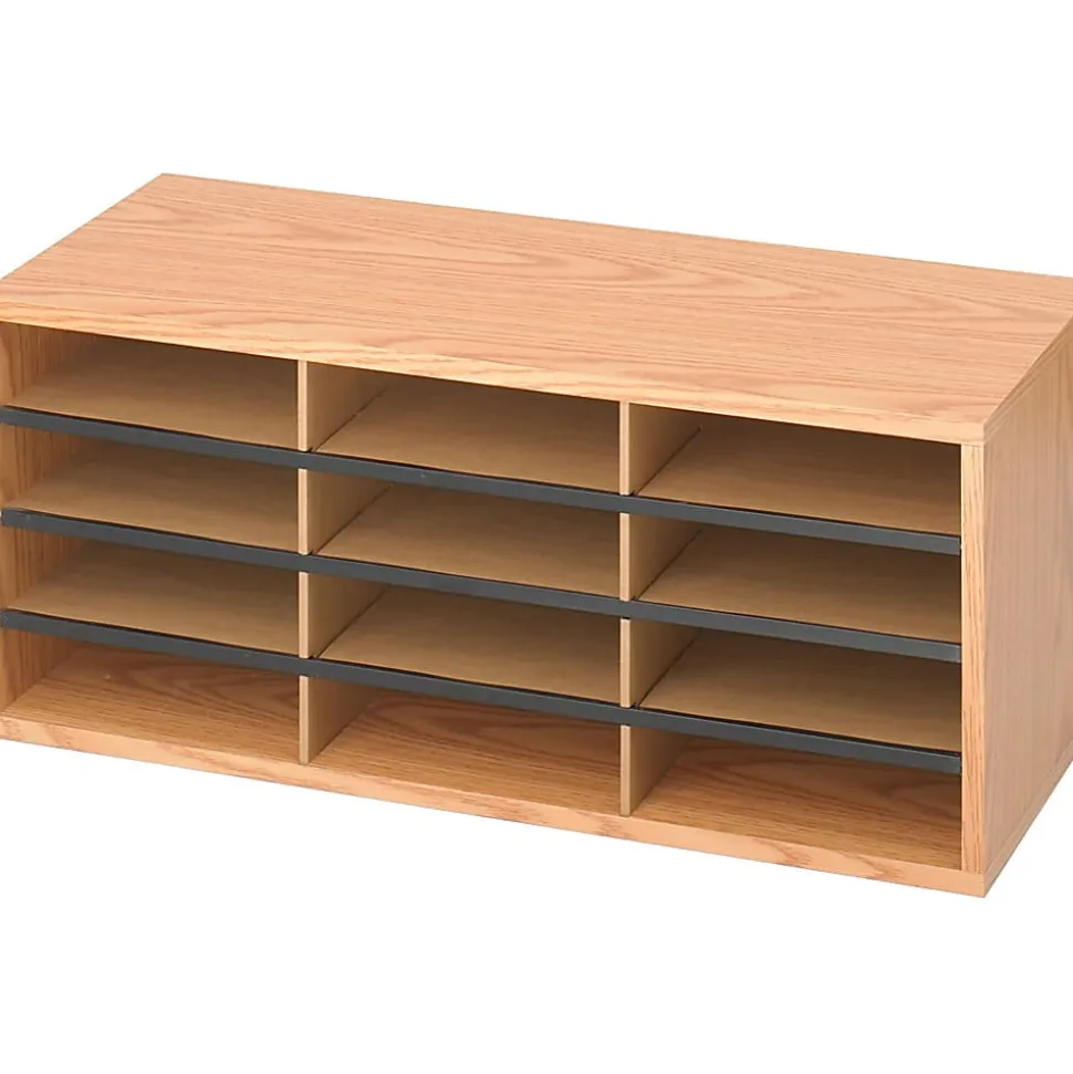 Safco Laminte Literature Organizer - 12 Compartment(s) - Compartment Size 2.50"x9"x11.75" - 12"x29"x 12" Depth - 9401MO