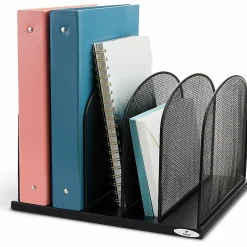 Safco Mesh Desk Organizers, 5 Compartment(s), 2