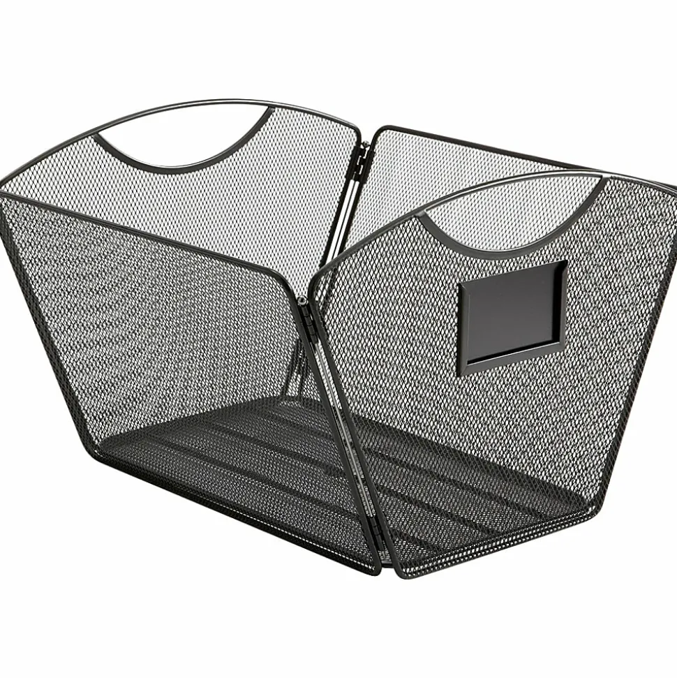 Safco® Mesh Desktop Tub File, Letter Size, Black