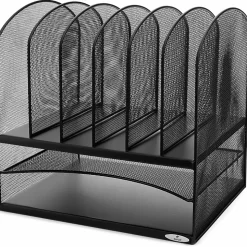 Safco® Onyx Mesh Desk Organizer, 13