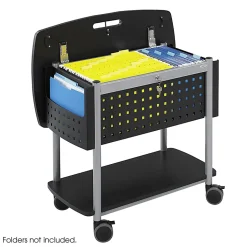 Safco® Scoot™ Mobile File With Work Surface, 27