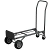 Safco® Tuff Truck™ Convertible Hand Truck, 400-500 Lb. Capacity, 8" Wheel, Black