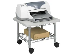 Safco® Underdesk Printer/Fax Stand, Gray