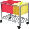 Safco Wire Mobile File, 20 1/2"H x 14"W x 24"D, Gray