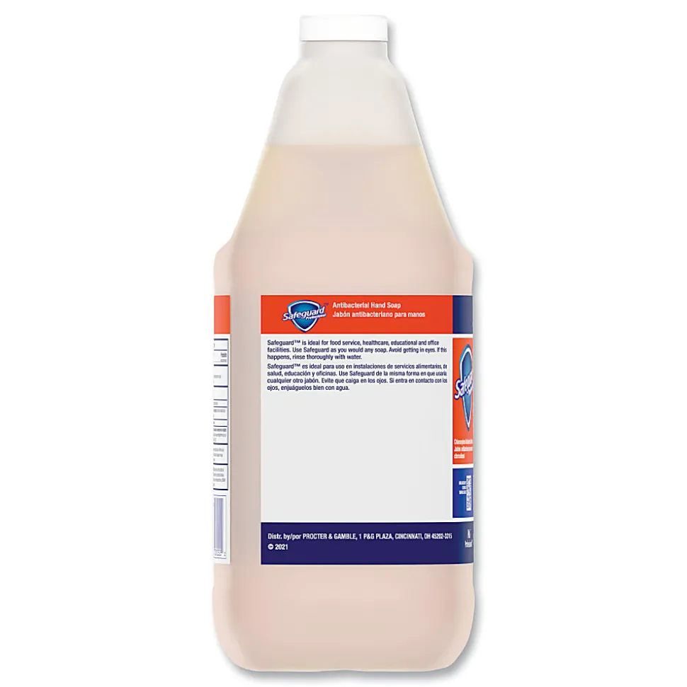Safeguard Liquid Hand Soap, Clean Scent, 128 Oz, Carton Of 2 Bottles