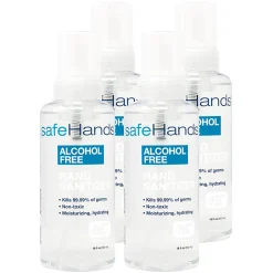 safeHands® Alcohol-Free Hand Sanitizer, 18 Oz, Pack Of 4 Bottles