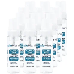 safeHands® Alcohol-Free Hand Sanitizer, 7 Oz, Pack Of 12 Bottles