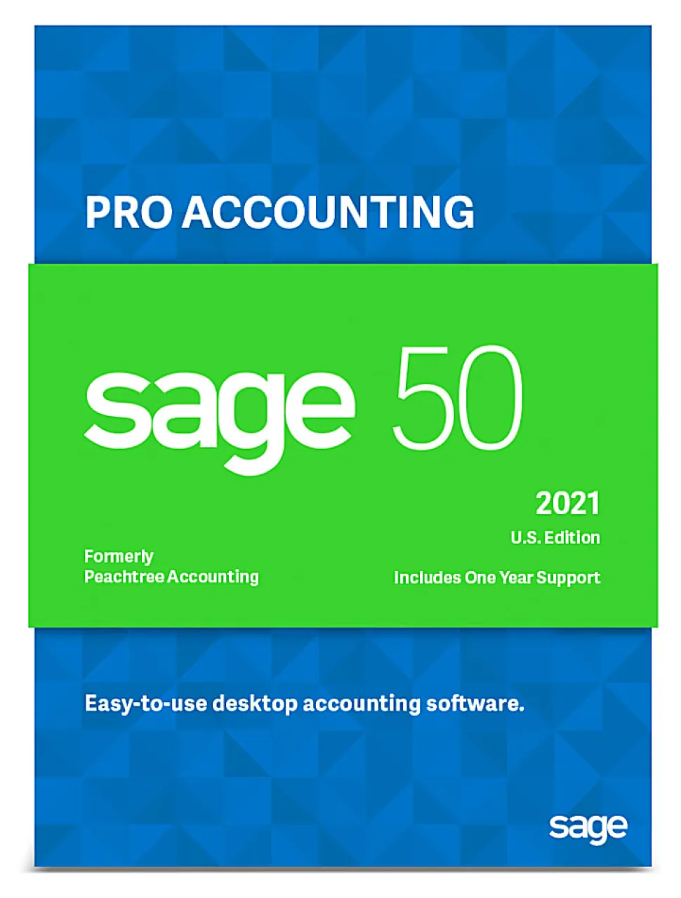 SAGE 50 Pro Accounting 2021, U.S. Edition, For Windows®, CD/Product Key/Download