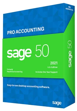 SAGE 50 Pro Accounting 2021, U.S. Edition, For Windows®, CD/Product Key/Download