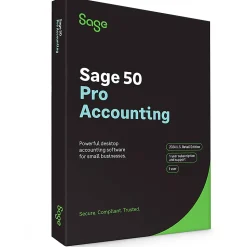 SAGE 50 Pro Accounting, 2024, 1-Year Subscription, Windows®, Product Key