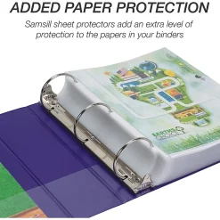 Samsill Earthchoice Durable View Binder, 3