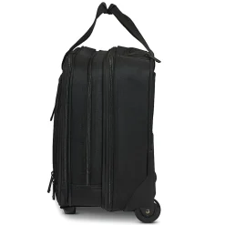 Samsonite® Classic 2-Wheeled Polyester Business Case With 15.6" Laptop Pocket, 9-1/16"H x 16-9/16"W x 13-3/8"D, Black