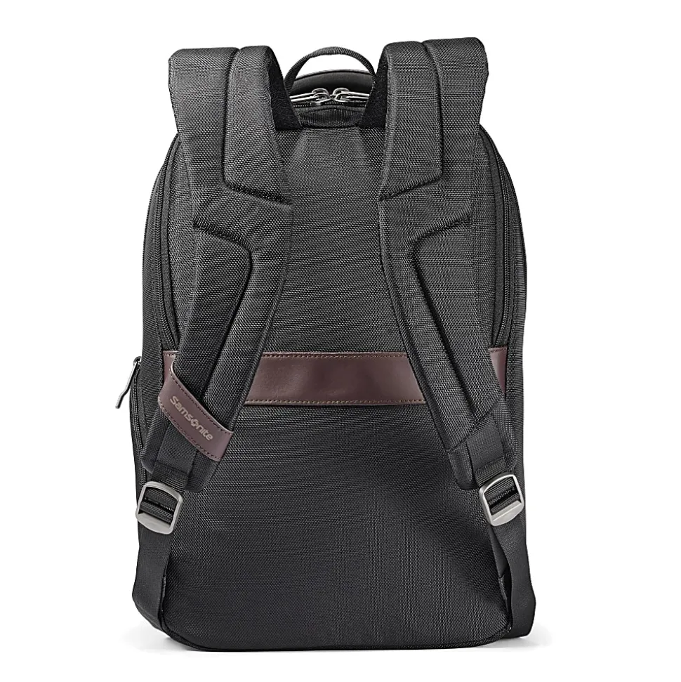 Samsonite® Kombi Slim Laptop Backpack, Black/Brown