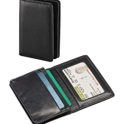 Samsonite® Leather Business Card Holder, 4 1/16