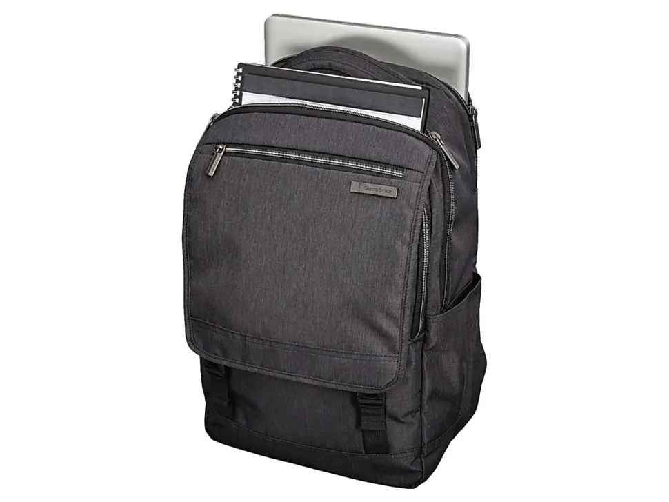 Samsonite Modern Utility Laptop Backpack, Charcoal, Charcoal Heather